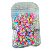 Gemengde zachte polymeerklei schijfjes 3D nagelkunst polymeerklei decoratie fruit bloem nagelkunst decoraties beauty patches