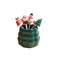 Ensemble de fourchettes à fruits créatives pour le Nouvel An, portable, minimaliste, décoration de table, pot de rangement pour fourchettes et cuillères de haute qualité, cadeau de pendaison de crémaillère