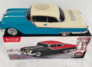 Hình Dạng Ws-598 Màu Xanh Răng Loa Loa Loa <span class=keywords><strong>Mini</strong></span> Nhà Âm Thanh Stereo Hộp Cho PC Món Quà Đặc Biệt Cổ Điển Xe Hình Loa Siêu Trầm - Product Image 3