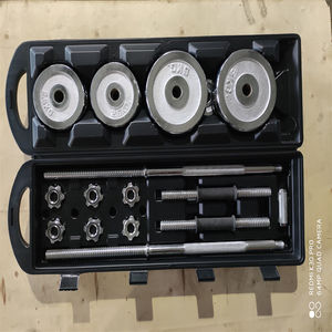 Ensemble d'haltères chromés de 30 <span class=keywords><strong>kg</strong></span>, <span class=keywords><strong>kit</strong></span> de conversion d'haltères en barre 2 en 1, chromé antirouille, entraînement musculaire pour hommes - Product Image 5