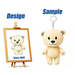 Shengye مخصص لطيف محشوة دمية أفخم لعبة سلسلة مفاتيح حقيبة قلادة حلقة مفاتيح سيارة حلقة مفاتيح الاشياء أفخم - Product Image 1