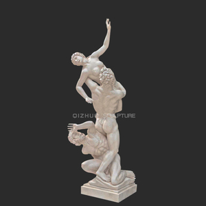 Famoso antiguo griego tamaño real tallado a mano figura escultura violación <span class=keywords><strong>de</strong></span> la mujer Sabine estatua <span class=keywords><strong>de</strong></span> mármol - Product Image 2