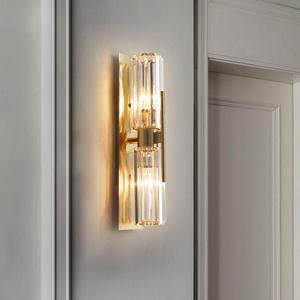 Apliques de pared dorados de nueva llegada moderna sala de estar artificial luces de pared de araña de cristal led - Product Image 4