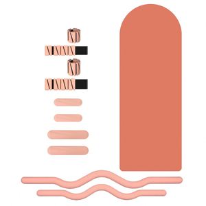 Kit de Pilates de Silicona con Tapete de Yoga, Bandas de Resistencia, Mancuernas y Pesas para Tobillos, para Uso en Casa, Antideslizante, Unisex - Product Image 1