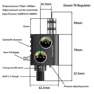อุปกรณ์เสริมปืนลม Huben Power Stable Output <span class=keywords><strong>Umarex</strong></span> Dream Notos TK PCP รุ่น PP750 ถังแรงดันสูง พร้อมตัวควบคุมมาตรฐาน Cricket - Product Image 3