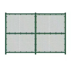 Meilleur prix Clôture en treillis métallique galvanisé revêtu de PVC 6 pieds Porte d'intimité utilisée Écologique - Product Image 4