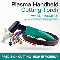 YYHG-CUT YUEYANG refroidissement par eau YY 250a 315A torche à main de coupe au plasma avec câble de 10m pour coupe-LGK-300IGBT Lgk-200