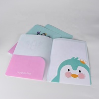 Carpeta de Archivo A4 de Plástico PP Ecológica con Tapa Dura y Doble Bolsillo, Portadocumentos con Logotipo Personalizado Impreso con UV para la Escuela y Oficina