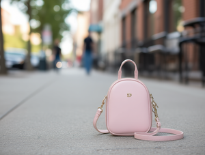 Borsa a Tracolla Ovale 16 X 10 Cm in Microfibra Pelle Sintetica con Logo per Tutte le Stagioni - Product Image 2