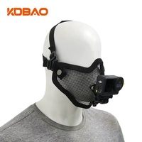 Kdbao Tactical Face Mask Mount for Action Cameras Polyester Mesh POV Shooting Accessory for GoPro DJI and Smartphones