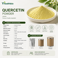 Poudre de Quercétine Haute Pureté 98% – Extrait de Sophora Japonica Transformé en Usine, Rigoureusement Testé pour le Marché Haut de Gamme International