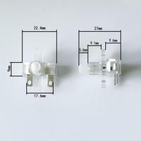 Multiprise électrique avec interrupteur, interrupteur unipolaire pour appareils ménagers, interrupteur à bouton tactile, accessoires universels autobloquants