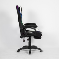 Allemagne Chaise De Gaming RGB air Cooling Warm up Lumber Back Cushion RGB Gaming Chair Full Massage Backrest Sillas Gamer