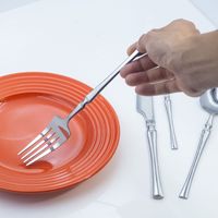 Ensemble de couverts en acier inoxydable GEMEI, design classique, pour la maison, l'hôtel, le restaurant, passe au lave-vaisselle, finition miroir