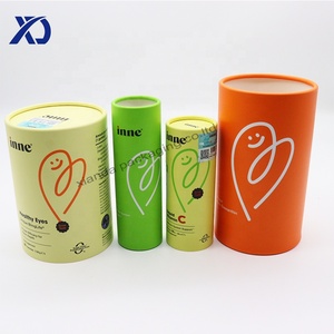 กล่องบรรจุภัณฑ์กระดาษแข็งแบบรีไซเคิลได้สำหรับกาแฟลูกอมหลอดกลมพร้อมฟองน้ำซับลายนูนการจัดการพิมพ์ - Product Image 4