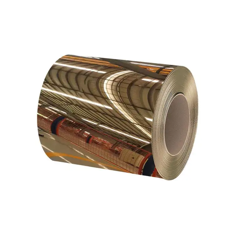 spiegelblechrolle hitzebeständigkeit 0,3 mm 0,35 mm 0,4 mm aisi 304 201 316 gold schwarz rosa gold edelstahlspule rolle