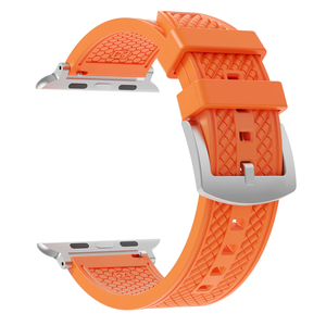 Bracelet de montre à dégagement rapide 20mm 22mm pour Apple Watch Samsung Garmin <span class=keywords><strong>Huawei</strong></span> Bracelet en caoutchouc fluoré souple Hypoallergénique <span class=keywords><strong>Installation</strong></span> facile - Product Image 1