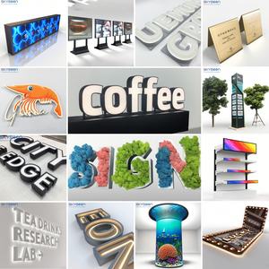 Panneaux lumineux LED stéréoscopiques 3D personnalisables pour la maison, l'entreprise, le hall, l'hôtel, le centre commercial - Product Image 6