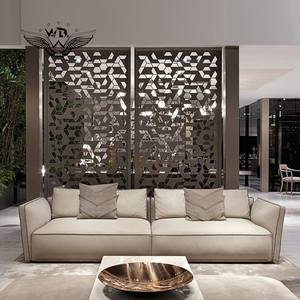 कमरे में रहने वाले सोफे लक्जरी डिजाइन 7 सीटें चमड़ा सोफा सेट - Product Image 3