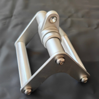 Nouvelles poignées d'exercice en alliage d'aluminium pour équipement de gym, accessoires pour biceps et triceps