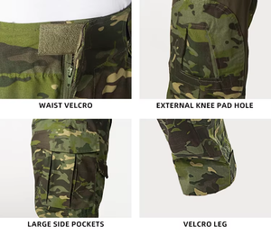 여름 러시아 야외 전술 위장 유니폼 남성 슬림 핏 통기성 <span class=keywords><strong>Airsoft</strong></span> Ripstop 세트 대 한 남성 G3 빠른 건조 개구리 세트 - Product Image 6