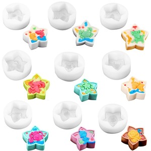Moule en forme d'étoile HY <span class=keywords><strong>avec</strong></span> moule en silicone pour bougie à savon design Zodiac - Product Image 1