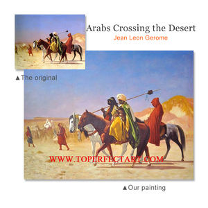 Reproduction de <span class=keywords><strong>peinture</strong></span> à l'huile de qualité peinte à la main par le musée de Jean Leon Gerome, Art arabe célèbre - Product Image 5