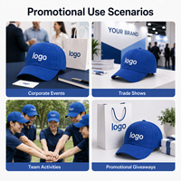 Casquette de baseball avec impression de logo personnalisé, livraison rapide d'usine, promotion, campagne et publicité à prix réduit