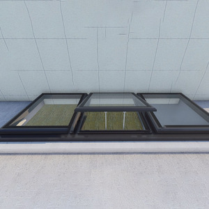 Fenêtre de toit électrique en alliage d'aluminium sur mesure avec télécommande intelligente, double vitrage en verre trempé pour ventilation de grenier et isolation thermique - Product Image 5