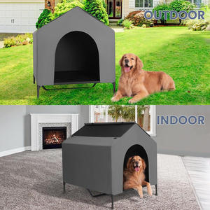 Mit einem luxuriösen erhöhten hundebett starkes und haltbares haustierhaus einfaches zusammenbauen haustierbett für ihr haustier - Product Image 4