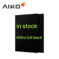 AIKO-A-MCE54Mw 470W 475W 480W 495W 500W Panel Surya Tipe-N Kaca Tunggal ABC Modul Fotovoltaik untuk Pembangkit Listrik Atap