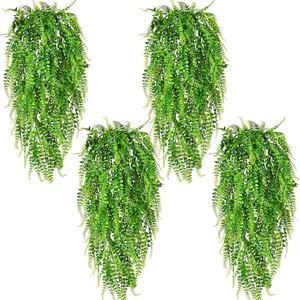 Plantas Artificiales Colgantes de Hierba Persa, Decoración de Pared <span class=keywords><strong>Artificial</strong></span>, Plantas Decorativas para Exteriores, Venta al por Mayor de Plantas Artificiales para Pared - Product Image 1
