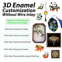 Kit de bricolage personnalisé en PLA Cloisonné, service d'impression 3D et personnalisation de modèles, designs personnalisés disponibles