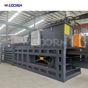 Machine de compactage horizontale électrique automatique Walldorn pour la balage de déchets textiles, de fibres et de chiffons - Product Image 6