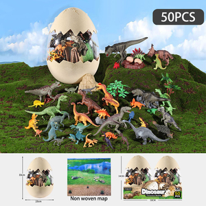 13inch/8inch Jumbo gói trứng PVC Nhựa Khủng Long Đồ chơi trứng quà tặng với động vật và côn trùng - Product Image 5