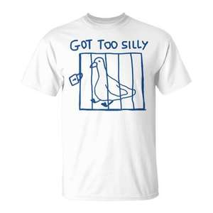 T-shirt humoristique « Got Too Silly Goose » pour les amoureux des animaux - Product Image 1