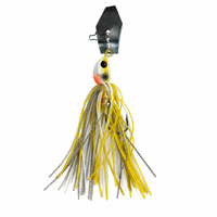 LUSHAZER Bass Chatterbait Leurre de pêche vibrant à lame, jig à jupe, hameçon simple, leurre de lancer pour brochet, perche et prédateurs