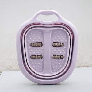 ポータブル折りたたみ式フットバスタブプラスチック家庭用ローラーフットバスバスバスルームまたはキッチン旅行用 - Product Image 6