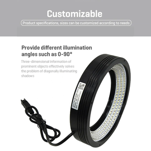 Caméra de vision industrielle bon marché avec anneau lumineux LED - Product Image 4