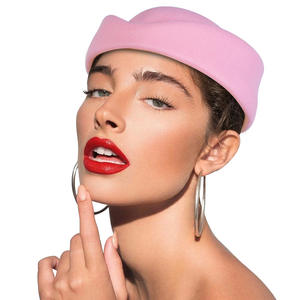 MADESHINE Teardrop Fascinator Base Diseño dulce Sombrero de azafata Fieltro Azafatas Pastillero Sombrero de azafata para ropa informal - Product Image 4