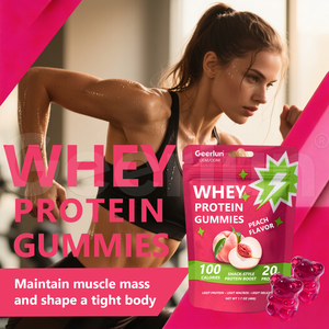 <span class=keywords><strong>Halal</strong></span> OEM Gummy Fabrikant 20g Wei-eiwit Spieropbouwer Elektrolyt Ondersteuning Hoge Proteïne Gummies - Product Image 3