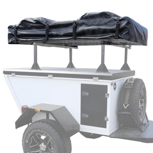 Tente <span class=keywords><strong>de</strong></span> <span class=keywords><strong>toit</strong></span> pour voiture SUV camion 1 personne Willpower, légère, 4 saisons, abri <span class=keywords><strong>de</strong></span> <span class=keywords><strong>toit</strong></span> souple en tissu Oxford, poteaux en alliage d'aluminium - Product Image 5