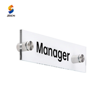 Panneaux de porte personnalisés en acrylique pour bureaux et hôtels, plaques murales durables avec impression UV, couleurs et dimensions personnalisables