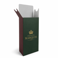 Caja de Regalo de Cartón Rígido de Lujo Personalizada con Cierre Magnético, Tacto Suave, Logotipo en Relieve y Recubrimiento UV para Empaque de Vino, Inserto de EVA