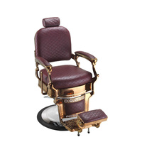 BEIMENG Nouveau Fauteuil de Barbier Hydraulique en Cuir Noir Robuste, Mobilier de Salon de Beauté, Vente en Gros, Chaise Commerciale à Succès