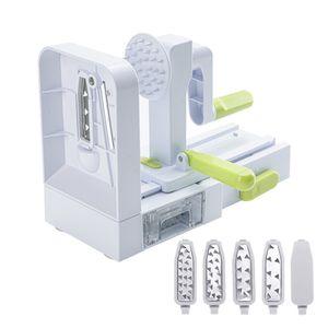 6 en 1 Cuisine Coupe-légumes Légumes Oignon Chopper <span class=keywords><strong>Mandoline</strong></span> Trancheuse Spiralizer Meilleur Vendeur Accessoires - Product Image 2