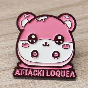 Pin Logam Kartun Lucu Berkualitas Tinggi dari Cina, Pin Enamel Lunak Berlapis Logam, Pin Kerah Kustom dengan Cetak UV - Product Image 5