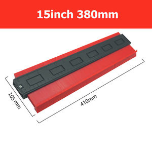 Alat pertukangan templat instan, alat pengukur kontur plastik untuk tanda bentuk - Product Image 4