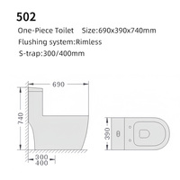 Solutions d'hygiène de luxe Innovations économes en eau Designs modernes Toilette en céramique