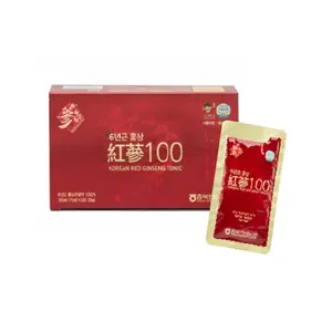 Hot Sale Cheap Price Healthy Habits And Functional Red Ginseng Extract High Stability KOREAN RED GINSENG TONIC 100 70ml x 30bags